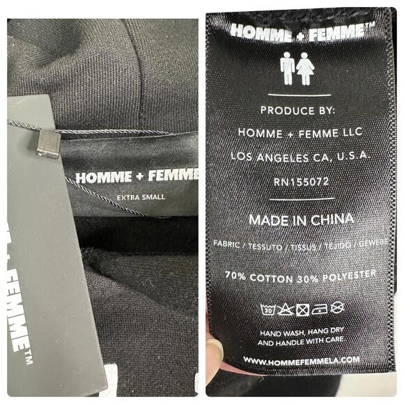 NWT Homme Femme Basketball Hoodie Limited Edition Unisex XS - Picture 8 of 9